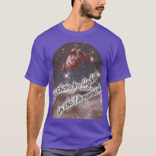 Camiseta Criança e ciência Deus Criador e Carina Ne