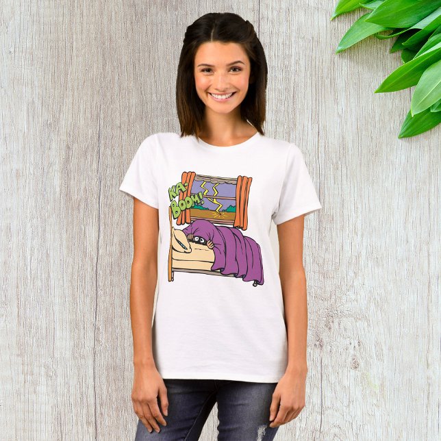 Camiseta Criança Escondida Na Cama (Criador carregado)