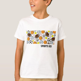 Camiseta CRIANÇA ESPORTES Beisebol Basquete Futebol Futebol