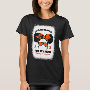 Camiseta Criança Eu Uso Laranja Para a Minha Mãe Esclerose
