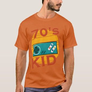 Camiseta Criança Gamer Retro Anos 70 1970s amigos