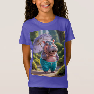 Camiseta criança hippo mini hipopótamo