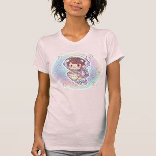 Camiseta Criança Interior Segurando o Coração do Universo