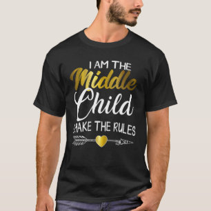 Camiseta Criança Média Eu Faço As Regras Legal Corresponden