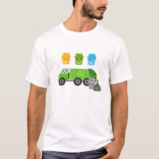 Camiseta Criança Que Ama o Dia do Lixo
