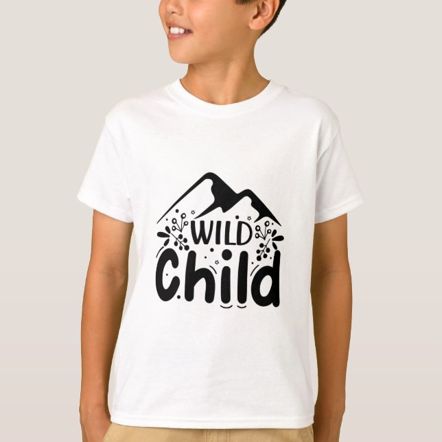 Camiseta Criança selvagem (Frente)