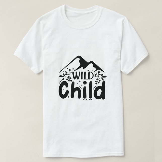 Camiseta Criança Selvagem (Frente do Design)