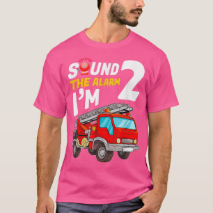 Camiseta Criança soa o alarme que sou 2 - Bombeiros de cami
