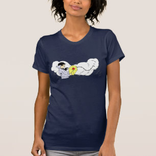 Camiseta Criança voando uma pipa de arte