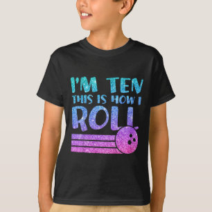 Camiseta Crianças 10º Aniversário Boliches Dons - 10 Thi