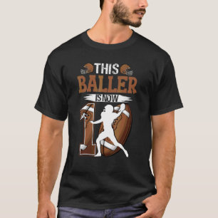 Camiseta Crianças 10º Aniversário Futebol Boy 10 Anos
