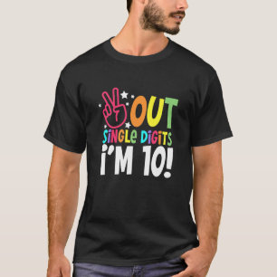 Camiseta Crianças 10º Aniversário, Solteiro de Resgate de P