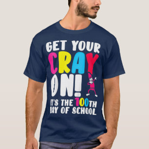 Camiseta Crianças 100º Dia De Carruagem Escolar Em Wa Cra