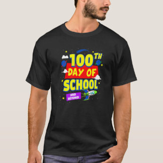 Camiseta Crianças 100 Dias De Figurino Escolar Para Meninas