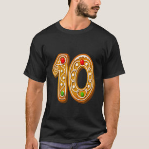 Camiseta Crianças 10 Mais Lindos Biscoitos de Natal em Mai