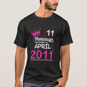 Camiseta Crianças - 11 de Aniversário - As Estampas Rosa De