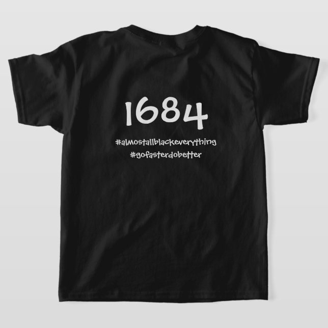 Camiseta Crianças 1684 Tee (Postura das costas)