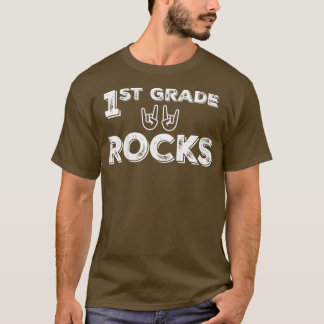 Camiseta Crianças 1rua de Rocks de volta à Tea Gráfica Esco