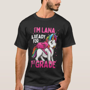 Camiseta Crianças 1rua Graduando Unicórn Sou Lana e pronto
