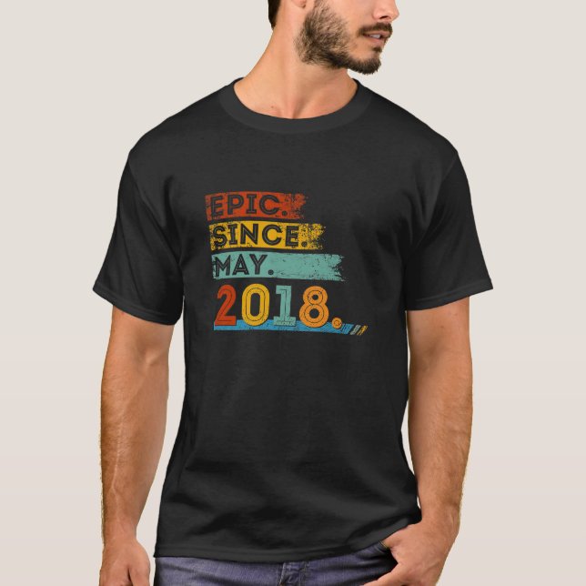 Camiseta Crianças 4. º aniversário para epidemia de 4 anos  (Frente)
