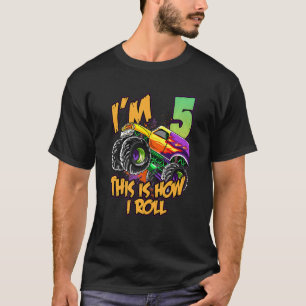 Camiseta Crianças 5 Aniversário Eu tenho 2 É assim que eu f