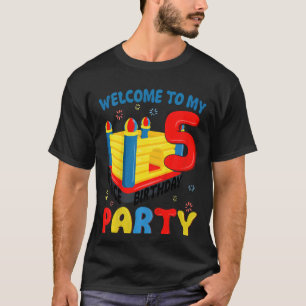 Camiseta Crianças 5 de Aniversário de de Aniversário Trampo
