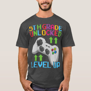 Camiseta Crianças 5 Grau Vídeo Legal Desbloqueado Leve do L