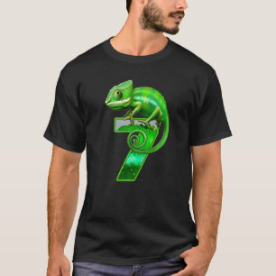 Camiseta Crianças: 7 Chamelo Lizard de 7 anos