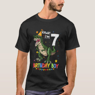 Camiseta Crianças 7 Crianças de aniversário 7 anos 7 de ani
