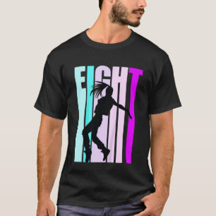 Camiseta Crianças 8º aniversário de dança para garotas Hiph