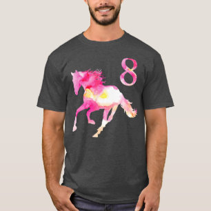 Camiseta Crianças 8º Aniversário Presente para Meninas de 8