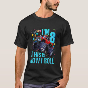 Camiseta Crianças 8º Aniversário Presentes Tenho 8 anos É a