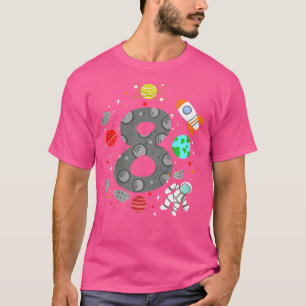 Camiseta Crianças 8º Astronauta de Astronauta de Astronauta