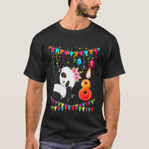 Camiseta Crianças 8 anos 8 anos Panda Unicorla Panda 8