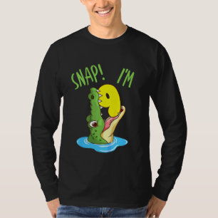 Camiseta Crianças 9º Aniversário Crocodilo Alligator 9 Anos