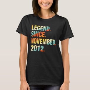 Camiseta Crianças 9º aniversário Legenda de 9 anos desde no