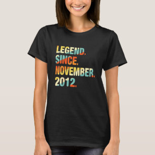 Camiseta Crianças 9º aniversário Legenda de 9 anos desde no
