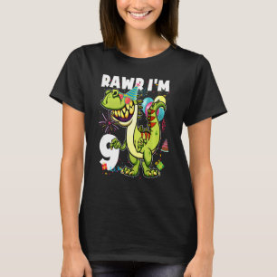 Camiseta Crianças 99 Anos Meninas e Meninos Aniversário Rex