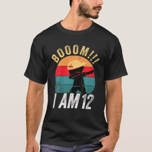 Camiseta Crianças Abandonando Aniversário De 12 Anos