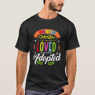 Camiseta Crianças Adoravam Crianças Adotivas Adotadas Te Ad