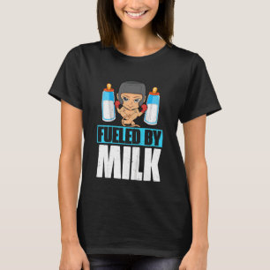 Camiseta Crianças Alimentadas Por Leite Boxing Baby Toddler