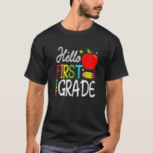 Camiseta Crianças Alô Primeiro Grau Equipe 1 rua De Volta P