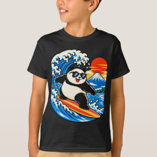 CAMISETA CRIANÇAS AMAM O PANDA SURFISTA