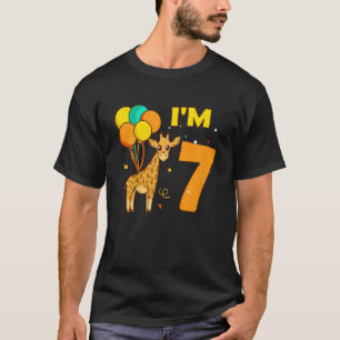 Camiseta Crianças, animais de girafa, animais de amam, eu s