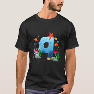 Camiseta Crianças Animais marinhos Submarinos Criaturas Sub