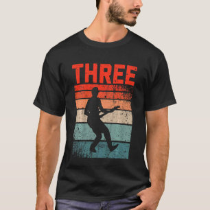 Camiseta Crianças: aniversário de 3 anos Boy Guitar Gu