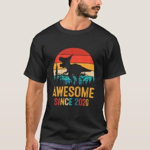Camiseta Crianças aniversário de 3 anos Dinossaur 3 Anos Me