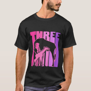 Camiseta Crianças aniversário de 3 anos Topo I Girafa I Gir