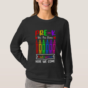 Camiseta Crianças Antes Do K Nós Terminamos O Jardim De Inf