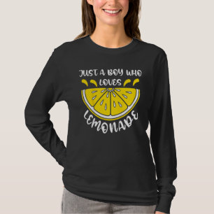 Camiseta Crianças Apenas Um Menino Que Ama A Fruta De Citro